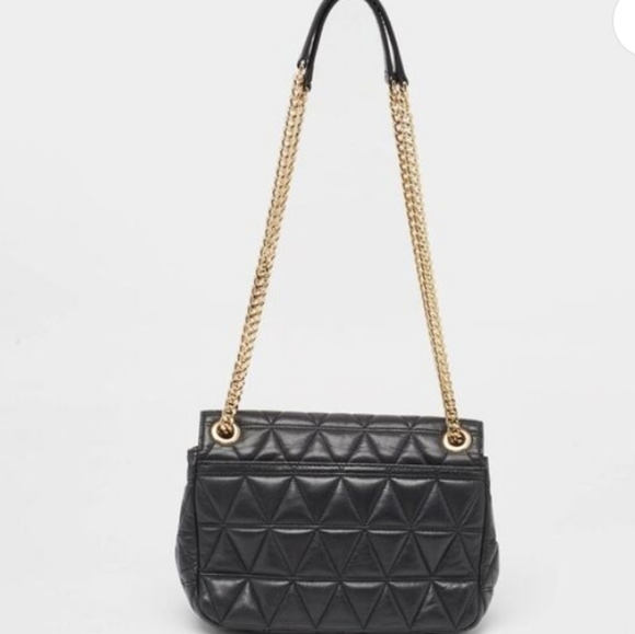 Michael Kors black Quilted  Leather SLOAN Purse - Picture 7 of 9
